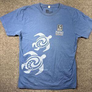 Hawaii Pacific Parks‎ Made USA Blue Men Tshirt Beach Lake Outdoor